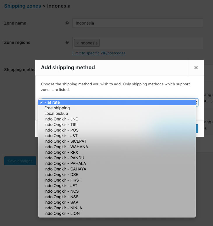 WooCommerce IndoOngkir - Support Ongkir untuk Banyak Ekspedisi Lokal