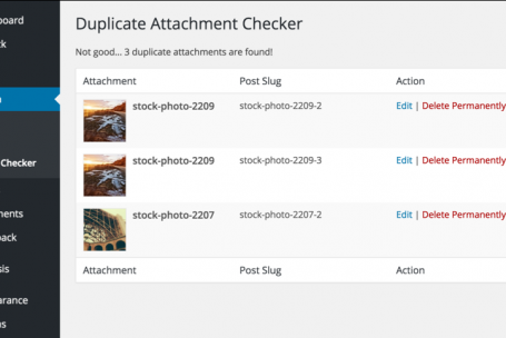 Duplicate Attachment Checker WordPress Plugin